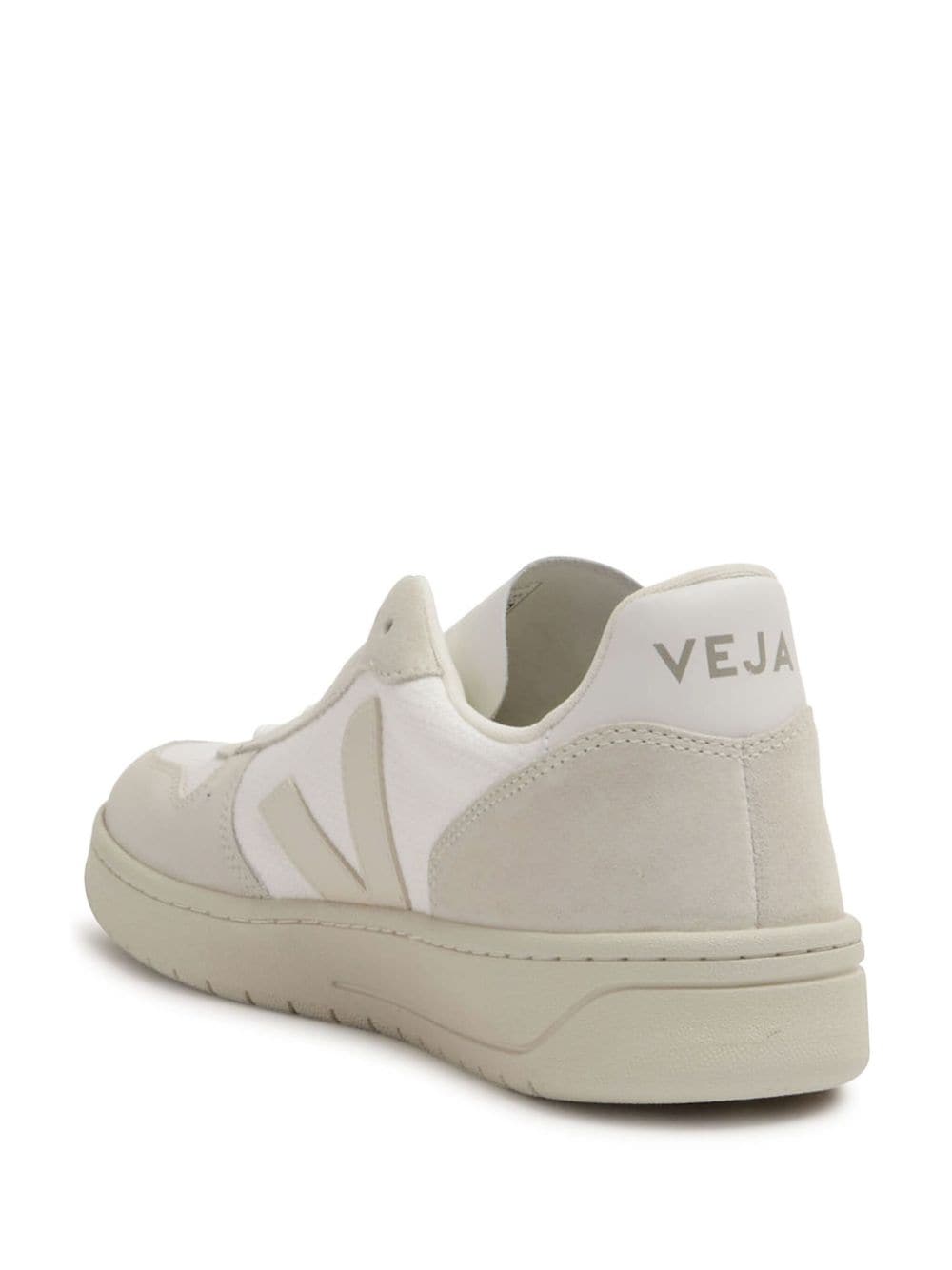 Shop Veja V-10 Sneakers In White