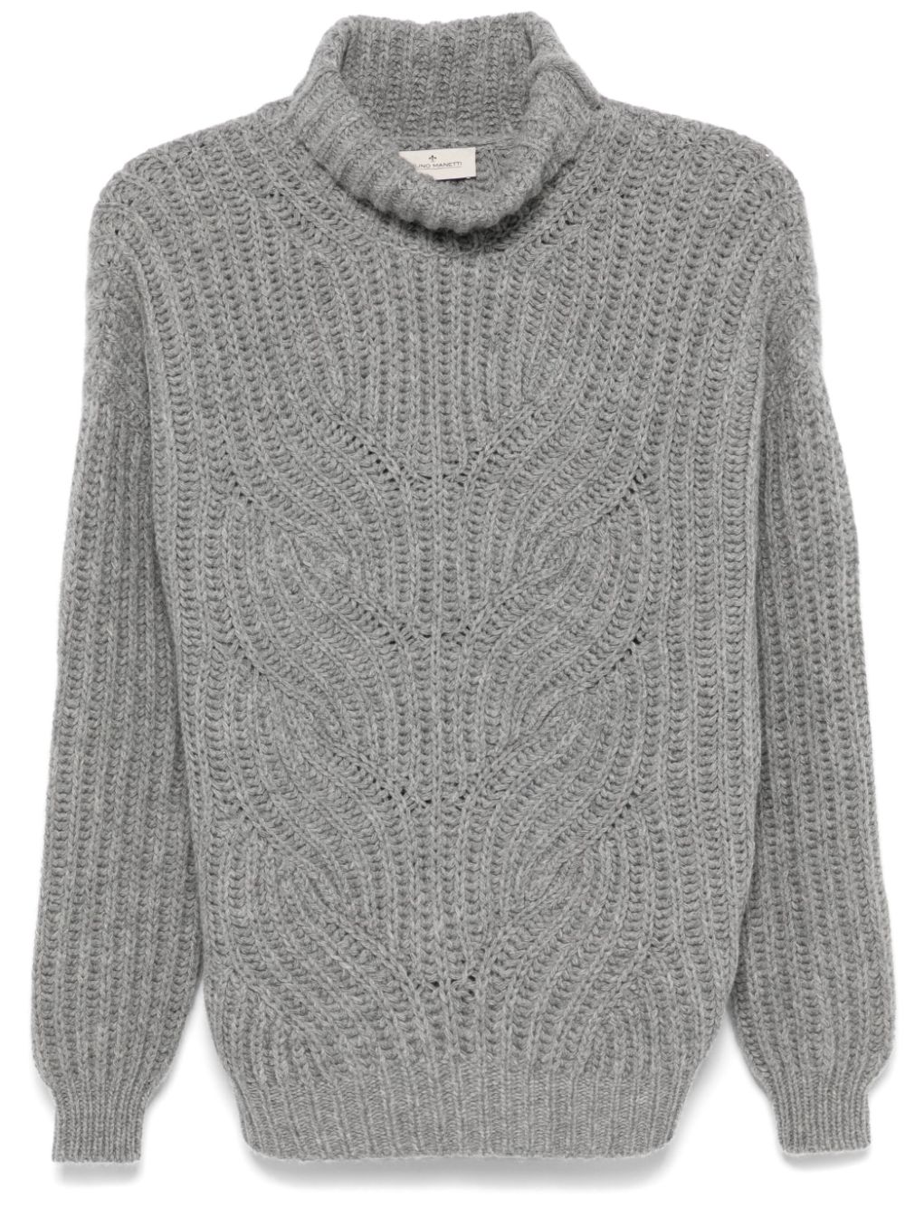 ribbed-knit sweater