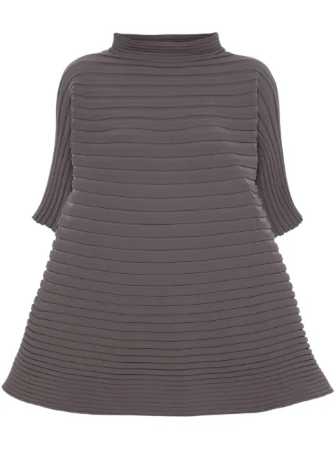 Pleats Please Issey Miyake ribbed-knit top