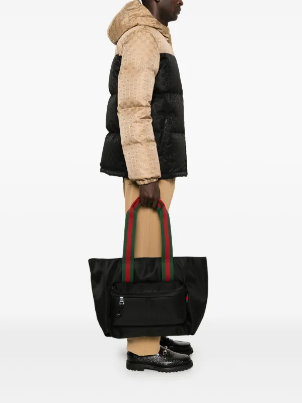 Gucci bag with striped strap store