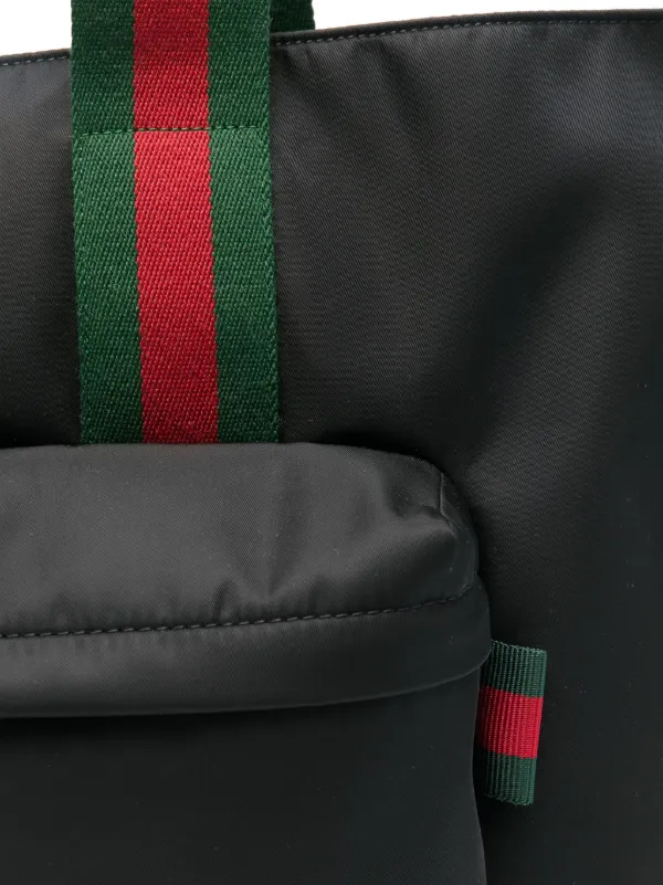 Gucci bag with web strap discount