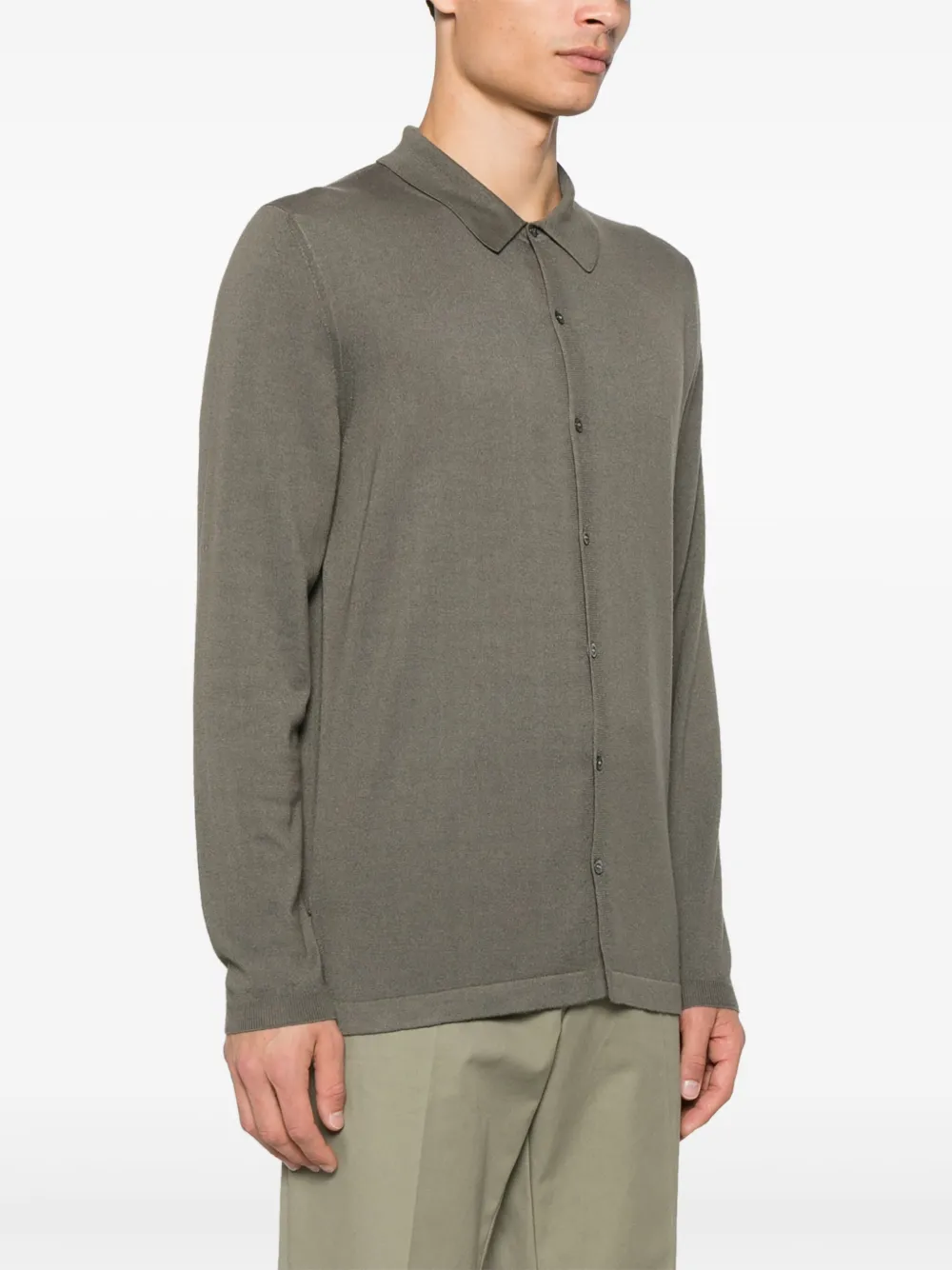  Canali Shirt Sweater - Grey 
