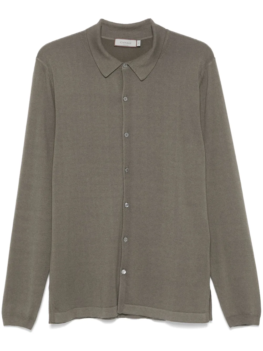 Canali shirt sweater - Grey