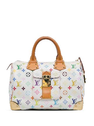 Louis Vuitton Pre-Owned 2007 モノグラム マルチカラー スピーディ 30 ボストンバッグ | ホワイト |  FARFETCH JP