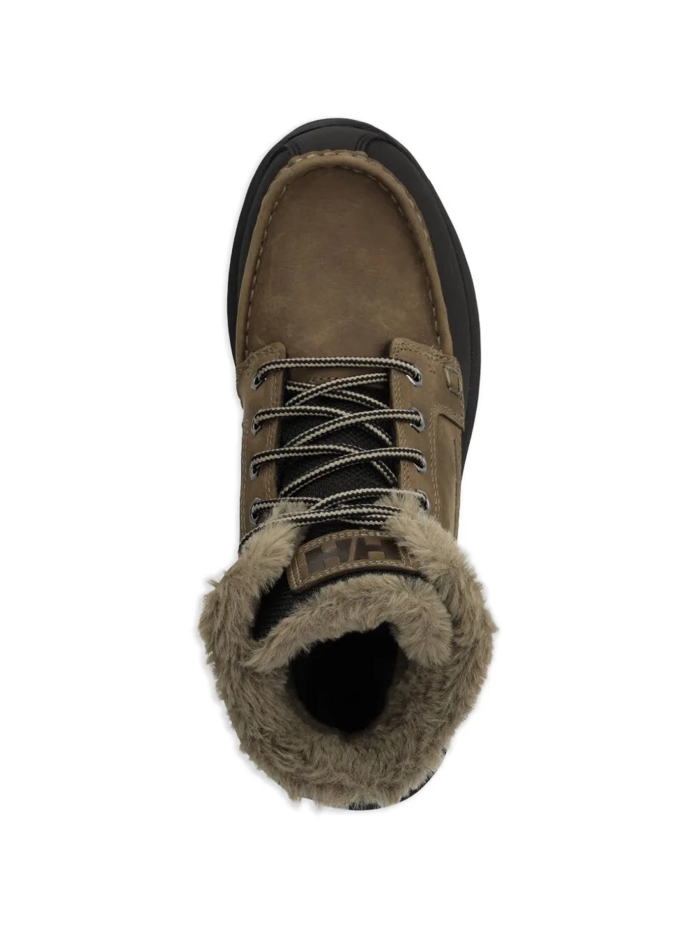 Helly Hansen Sneakers met afwerking van bont Bruin