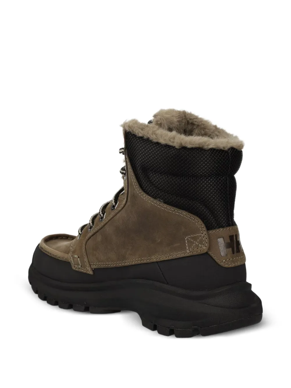 Helly Hansen Sneakers met afwerking van bont Bruin