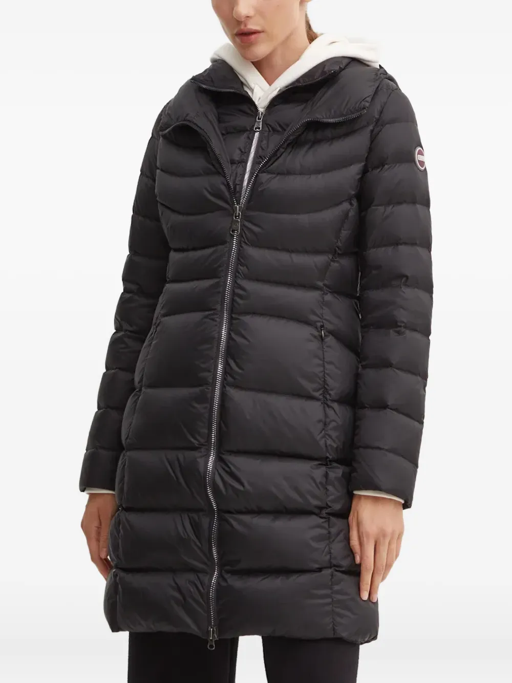 Colmar hooded zip coat | Black | Image 1