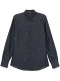 Dolce & Gabbana logo-patch shirt - Blue