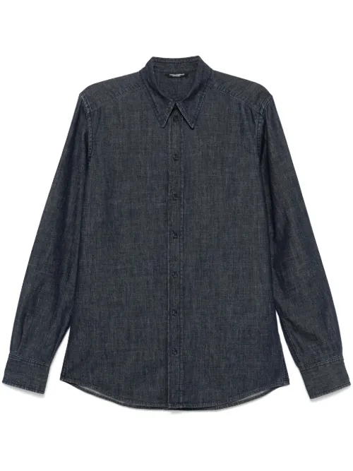 Chemise à patch logo - Dolce & Gabbana - Modalova