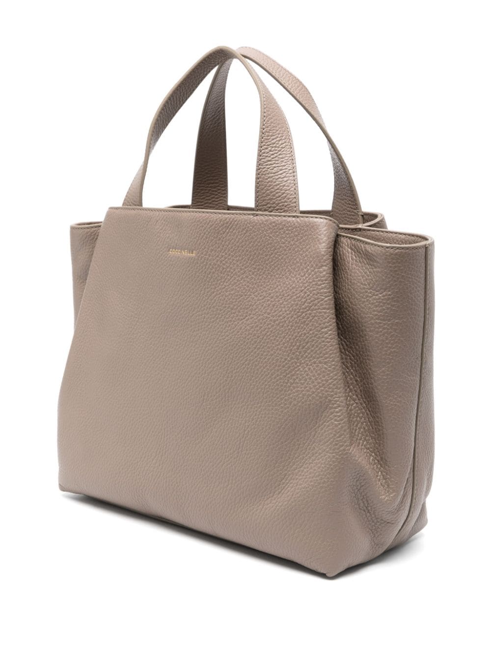 Shop Coccinelle Medium Malory Tote Bag In Grau