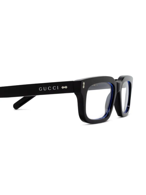 Gucci Eyewear clip on lenses sunglasses women Acetate 53 Black