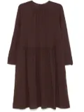 Transit crinkled midi dress - Brown