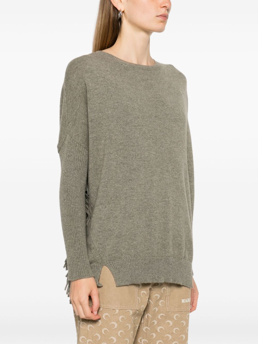 Shop Kujten Ayade Sweater In Green