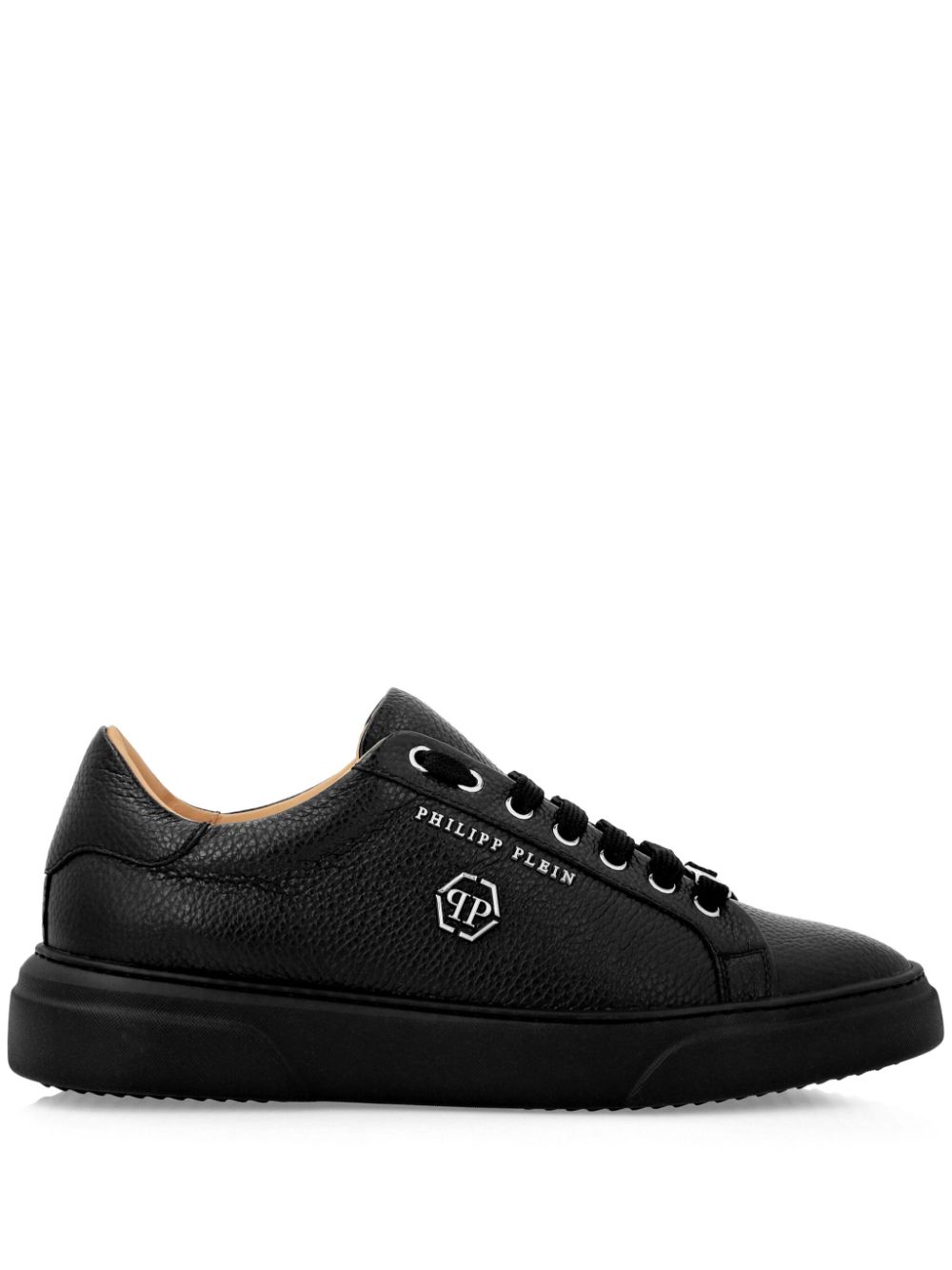 Philipp Plein Sneakers met hexagon-logo Zwart