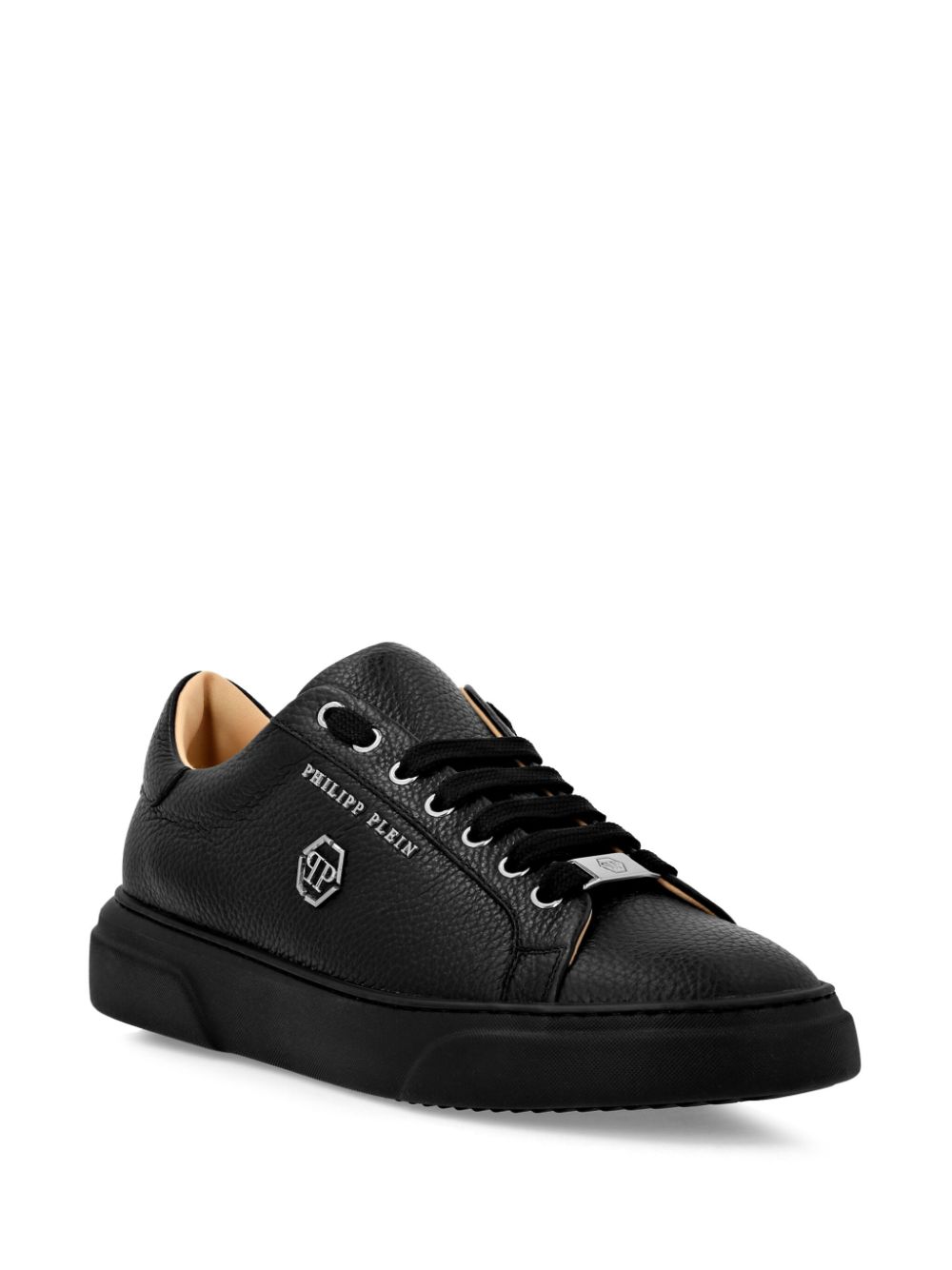 Philipp Plein Sneakers met hexagon-logo Zwart