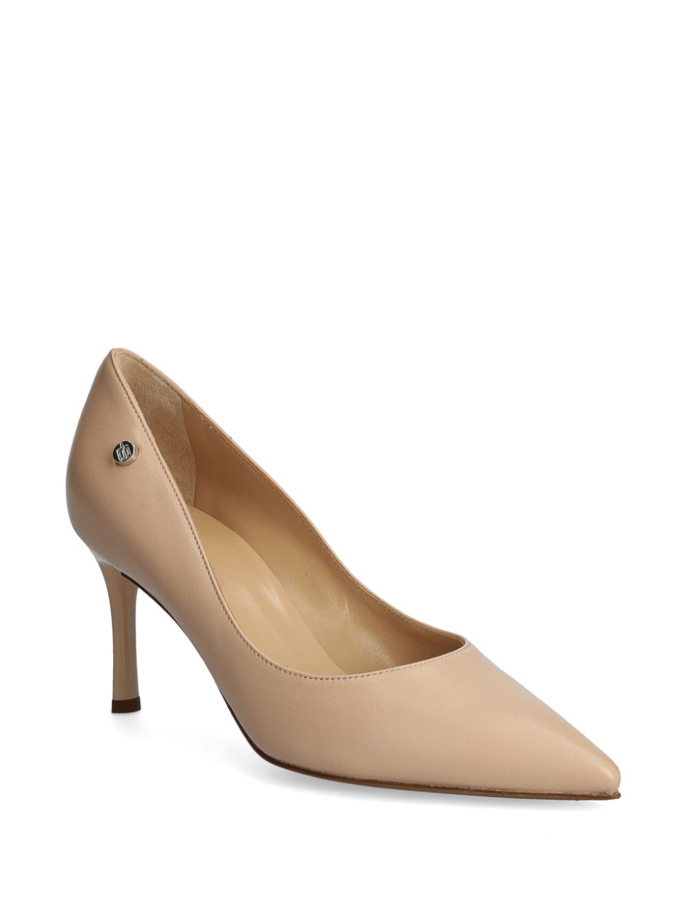 Baldinini 75mm leather pumps - Neutrals