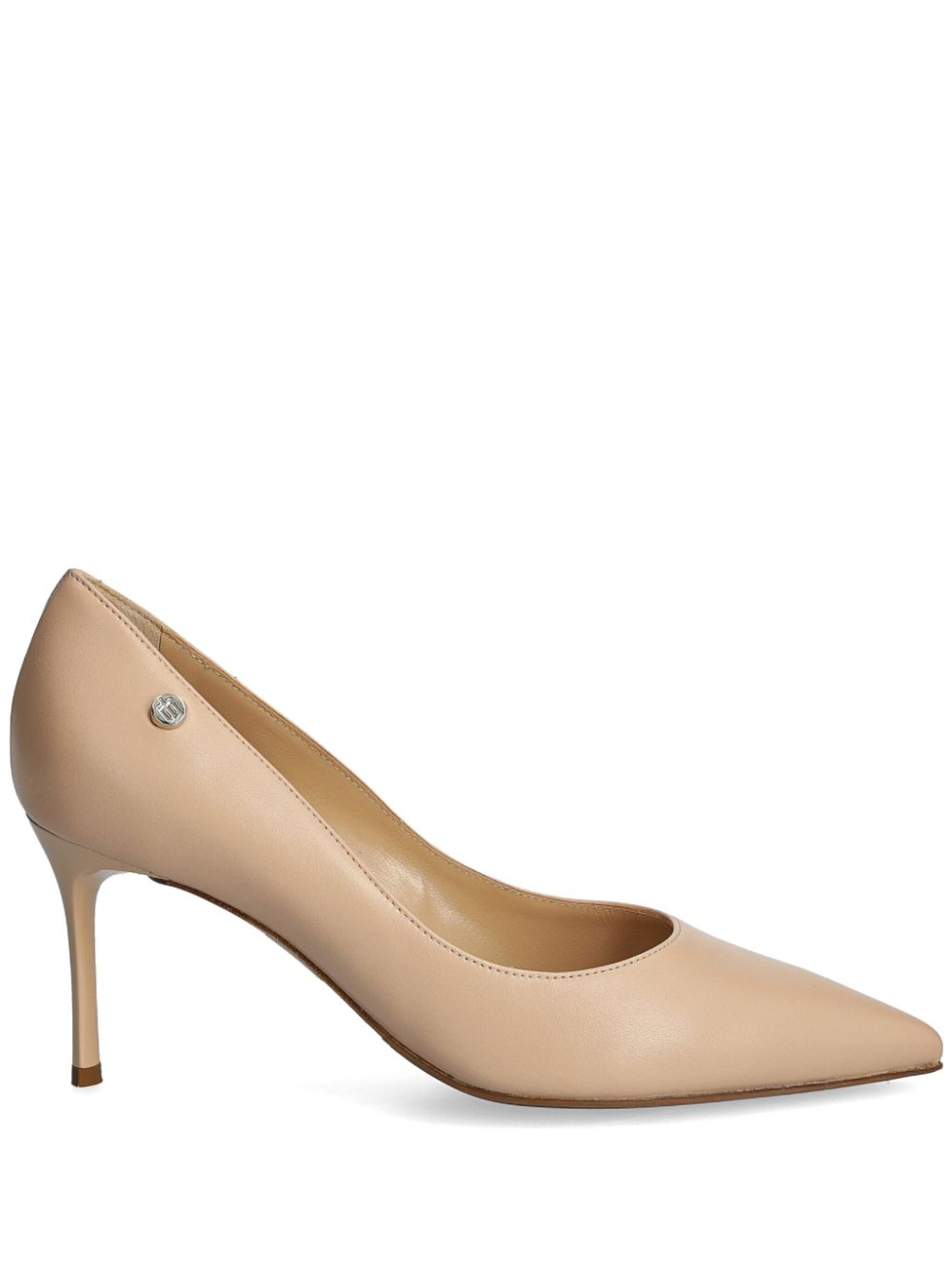 Baldinini 75mm leather pumps - Neutrals