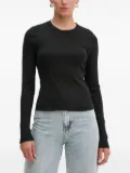 A.L.C. ribbed long-sleeve T-shirt - Black