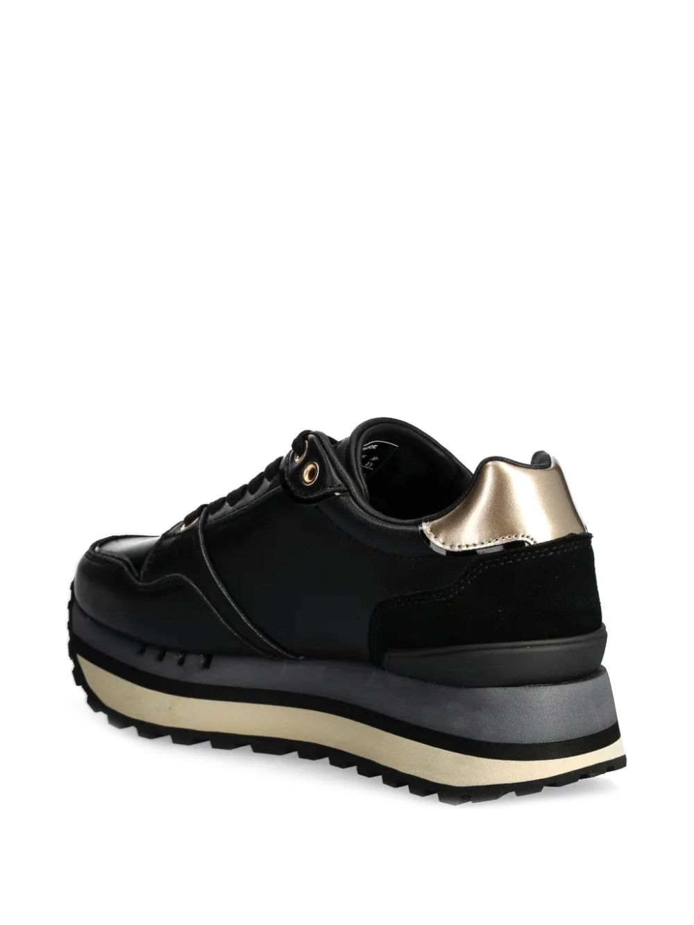 Blauer panelled sneakers Zwart