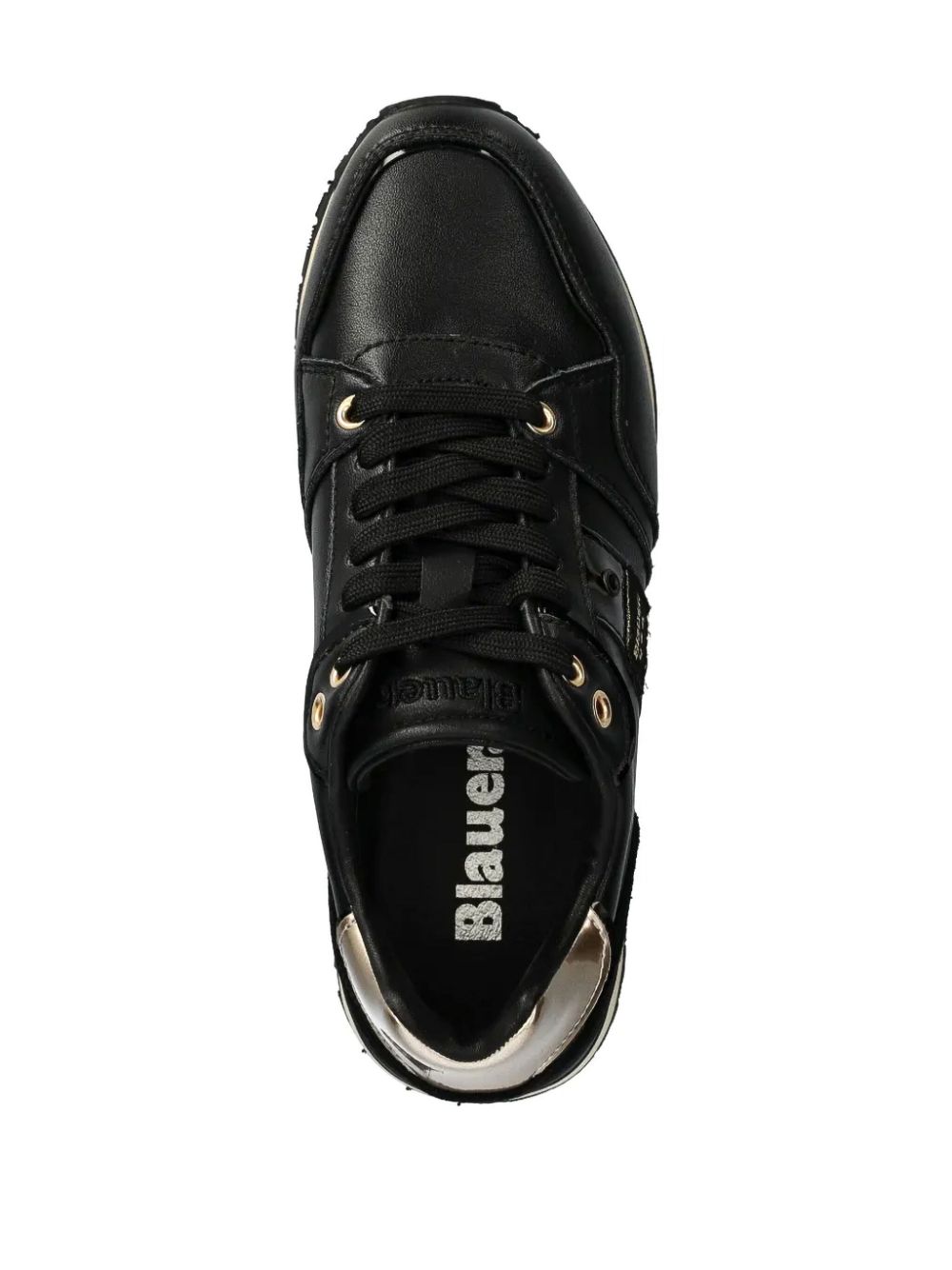 Blauer panelled sneakers Zwart