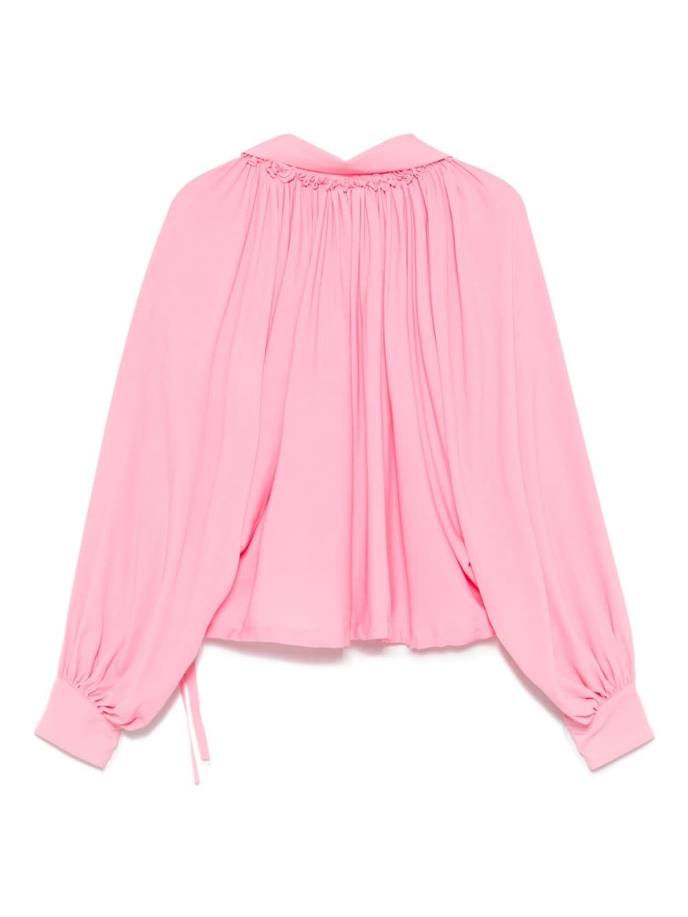 MSGM Crêpe de chine blouse - Roze