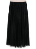 Bruno Manetti tulle maxi skirt - Black