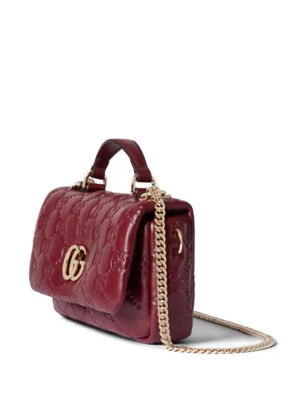 Gucci velvet bag mini top