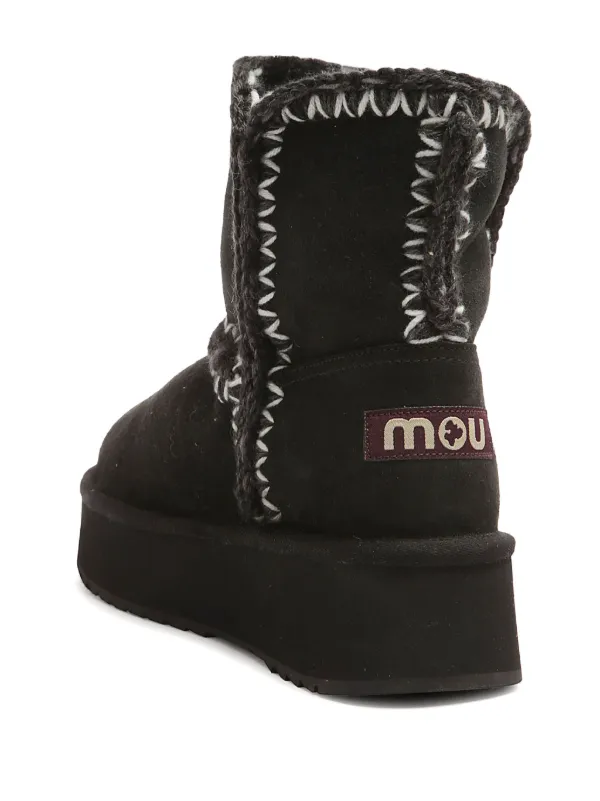 Boots Bota Estilo Eskimo Mou Botas Eskimo Negro FARFETCH CO