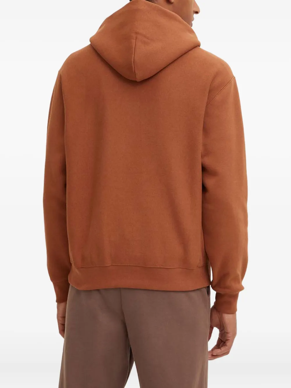 Champion Reverse Drawstring Hoodie In Brown