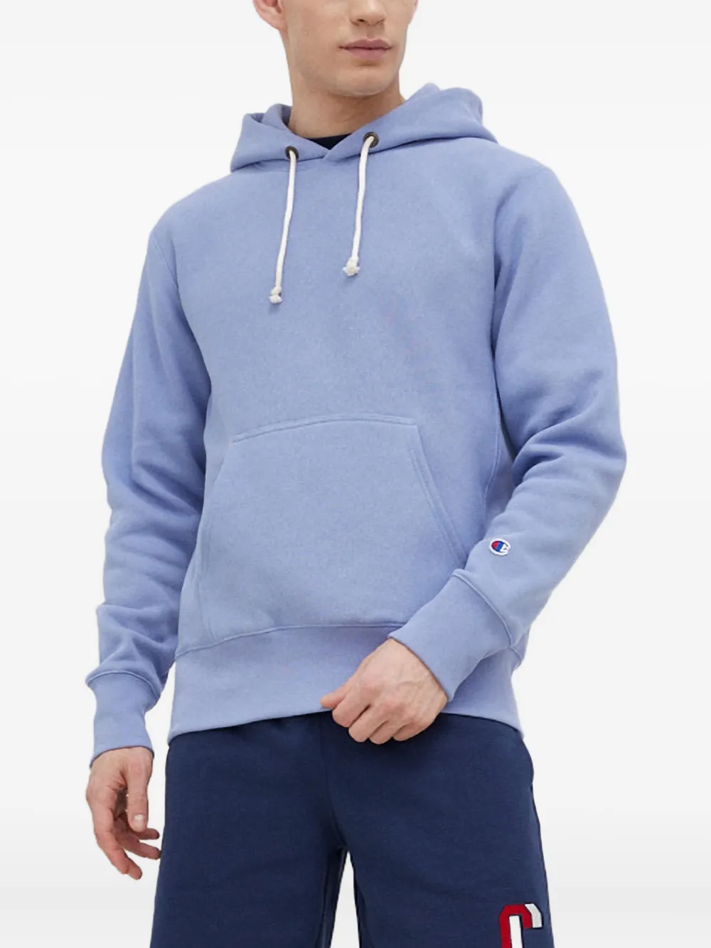 Champion pouch hoodie | Blue | Image 1
