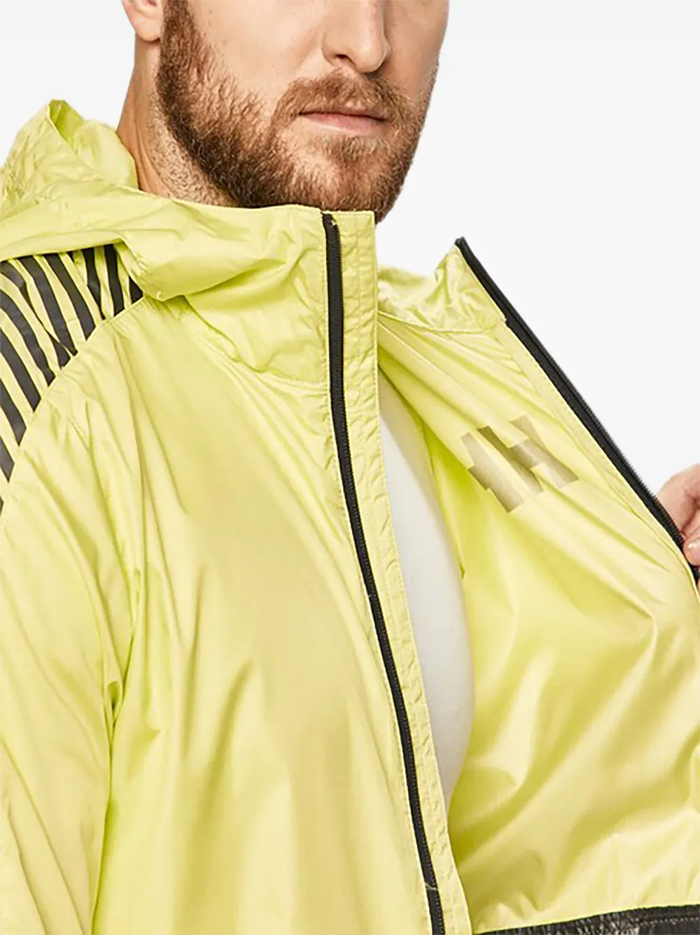 Helly Hansen Windjack met logoprint Geel