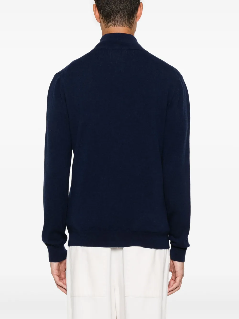 Kiton Trui met rits Blauw
