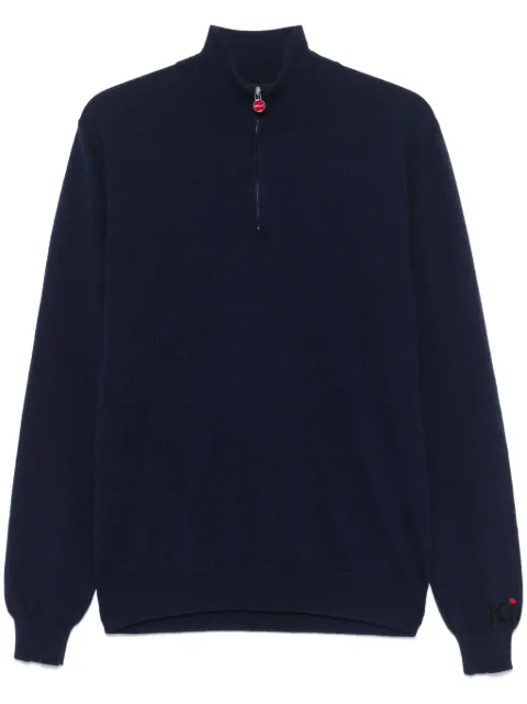 Kiton zip-up sweater