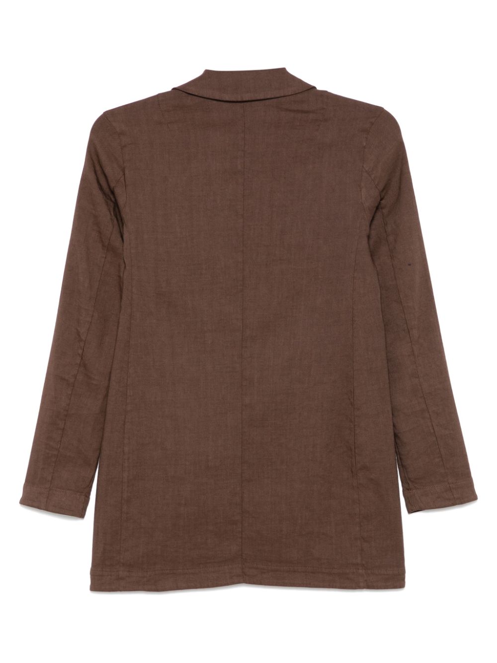 Shop Transit Single-breasted Blazer In Brown