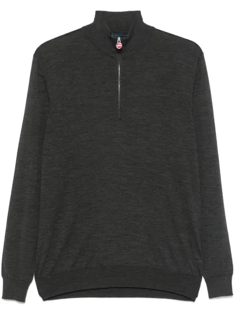 Kiton zip-up sweater