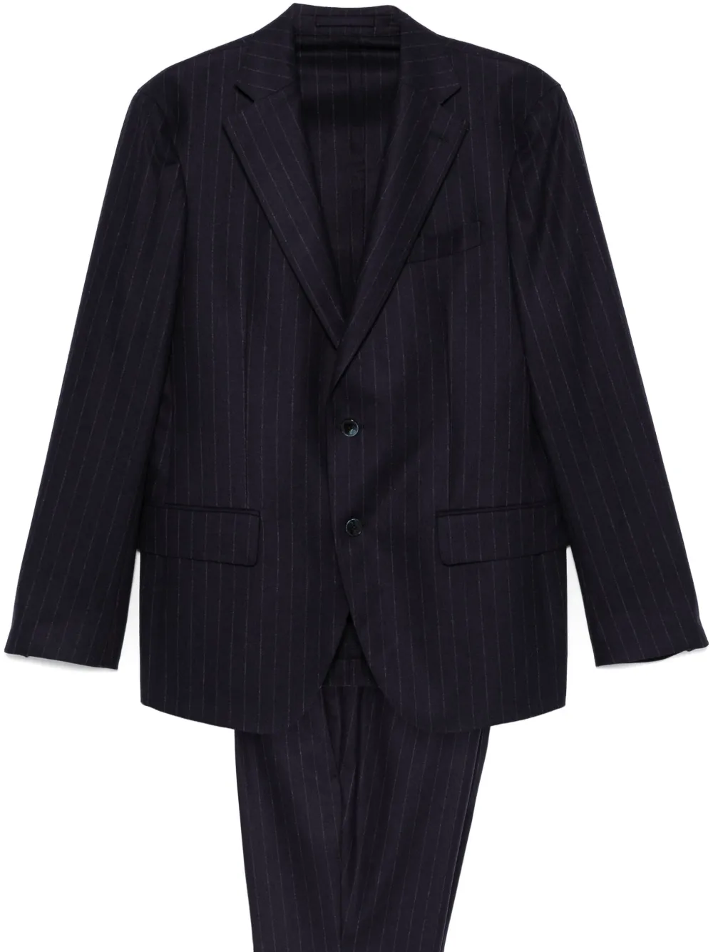 LUIGI BIANCHI MANTOVA costume à rayures | bleu | Image 1