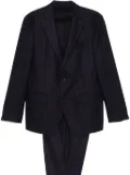 LUIGI BIANCHI MANTOVA striped suit - Blue