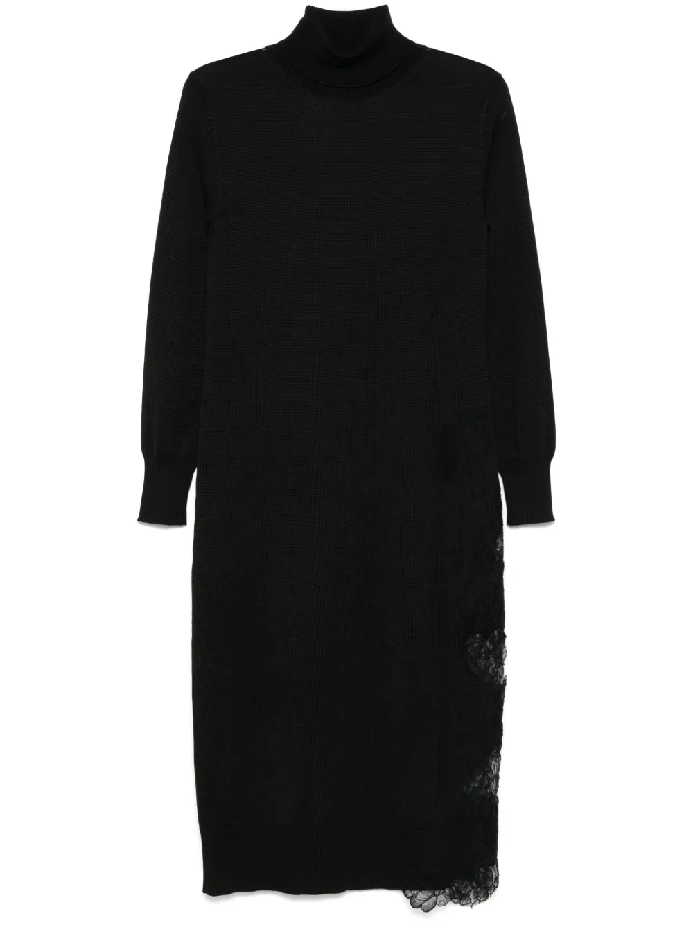 Ermanno Scervino Maxi-jurk met kant Zwart