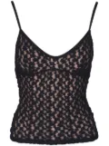 Vince floral lace top - Black