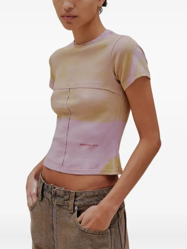 ECKHAUS LATTA レースシャツ ECKHAUS LATTA レースシャツ（Eckhaus Latta Lapped Tシャツ