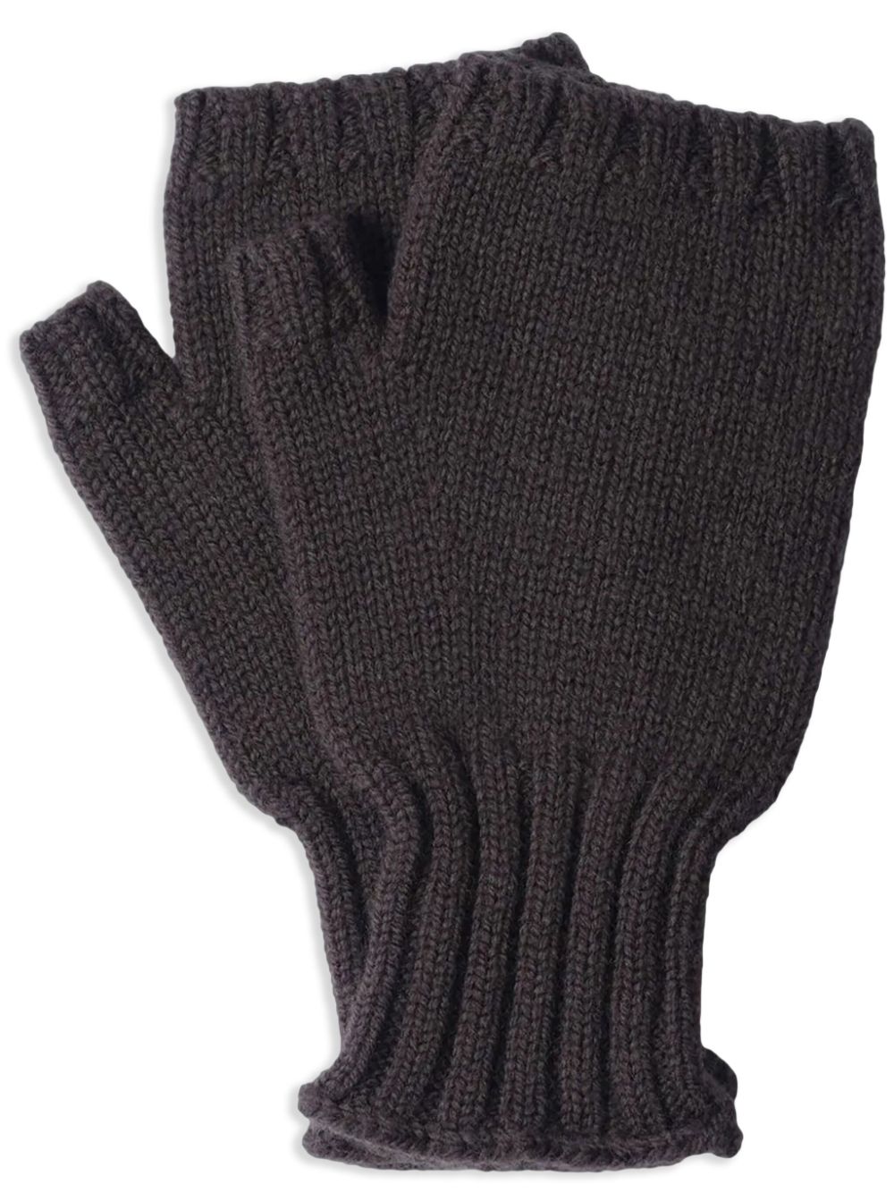 fingerless merino-wool gloves