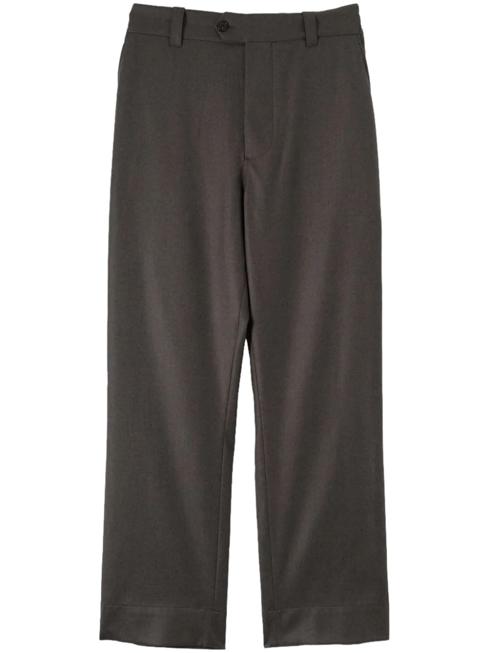 flannel wool trousers