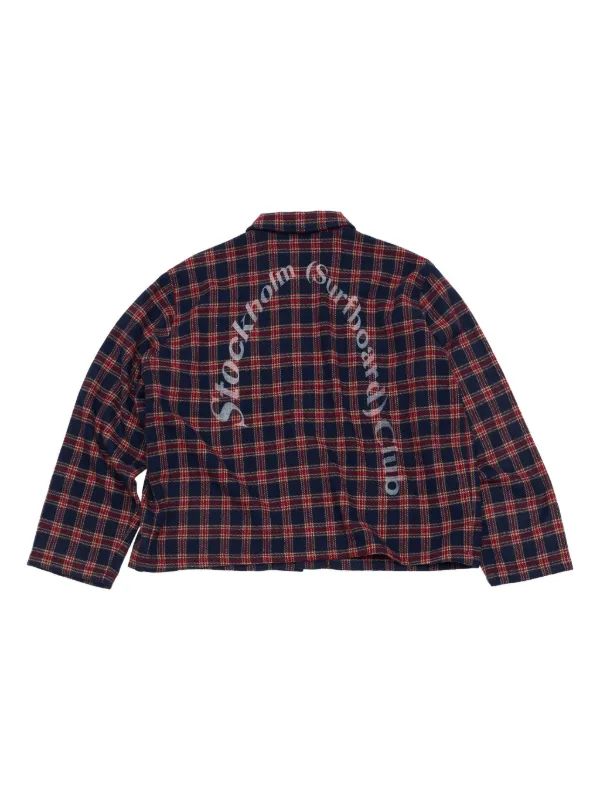 Stockholm (Surfboard) Club チェックネルシャツ Stockholm Surfboard Club チェック オーバーシャツ | レッド