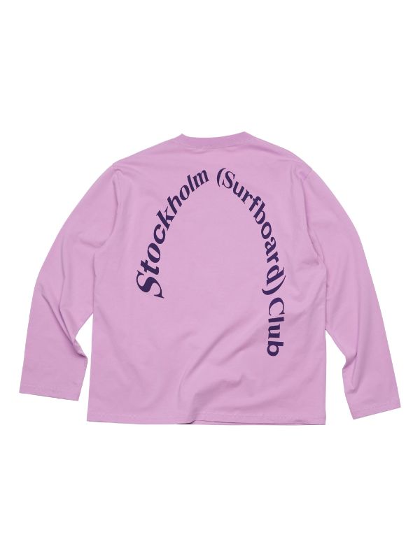 Stockholm Surfboard Club logo-print T-shirt | Pink | FARFETCH AO