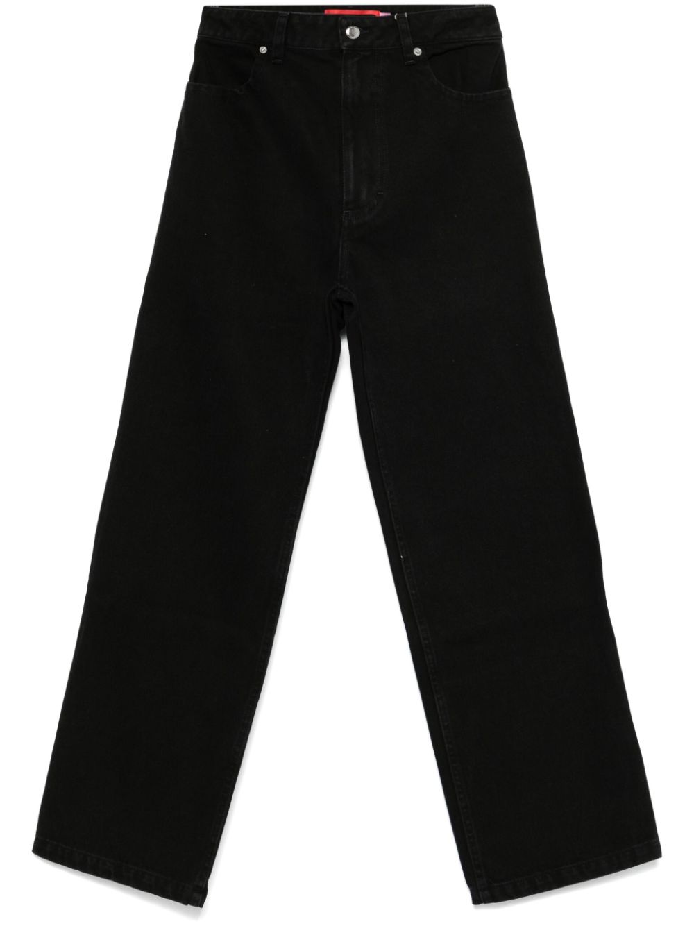 Eckhaus Latta wide-leg jeans - Black