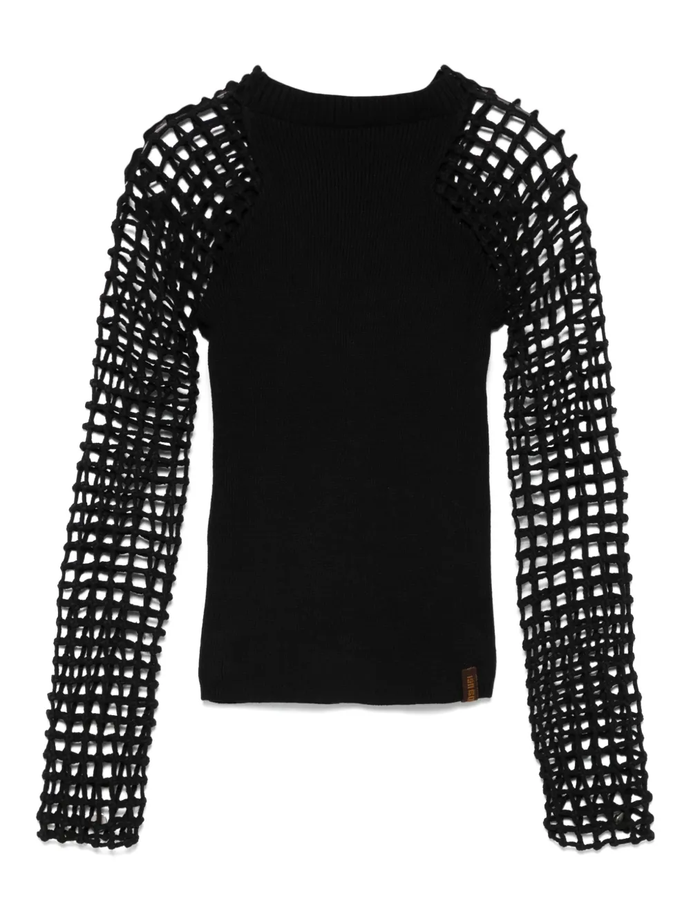  Isa Boulder Spider-net Long-sleeve Sweater - Black 