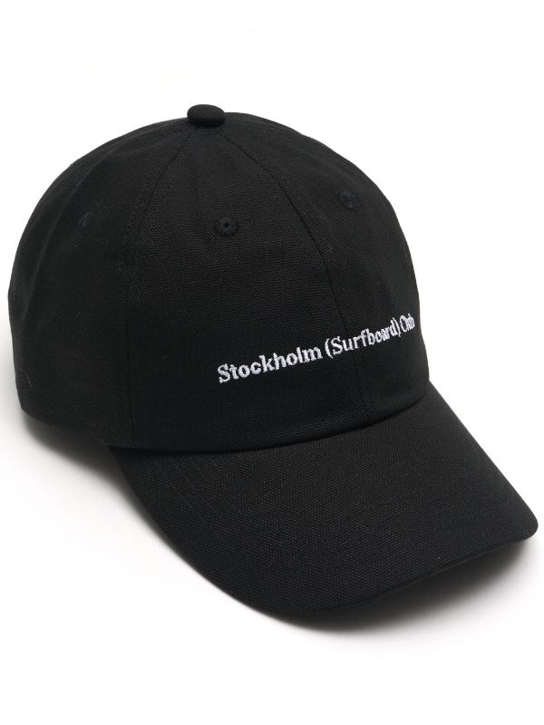 Stockholm Surfboard Club logo-embroidered Cap | Black | FARFETCH AO