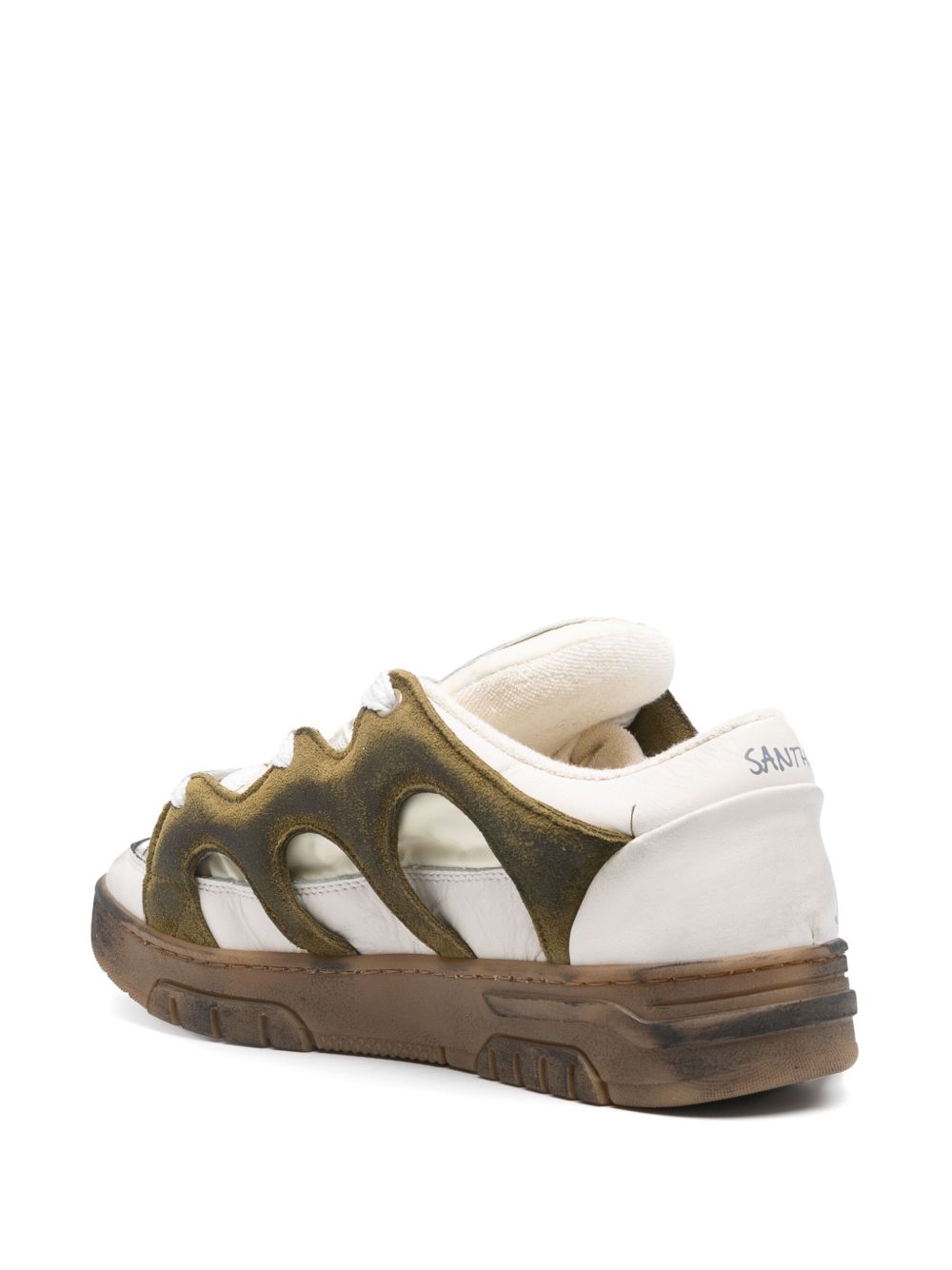 SANTHA cut-out sneakers White