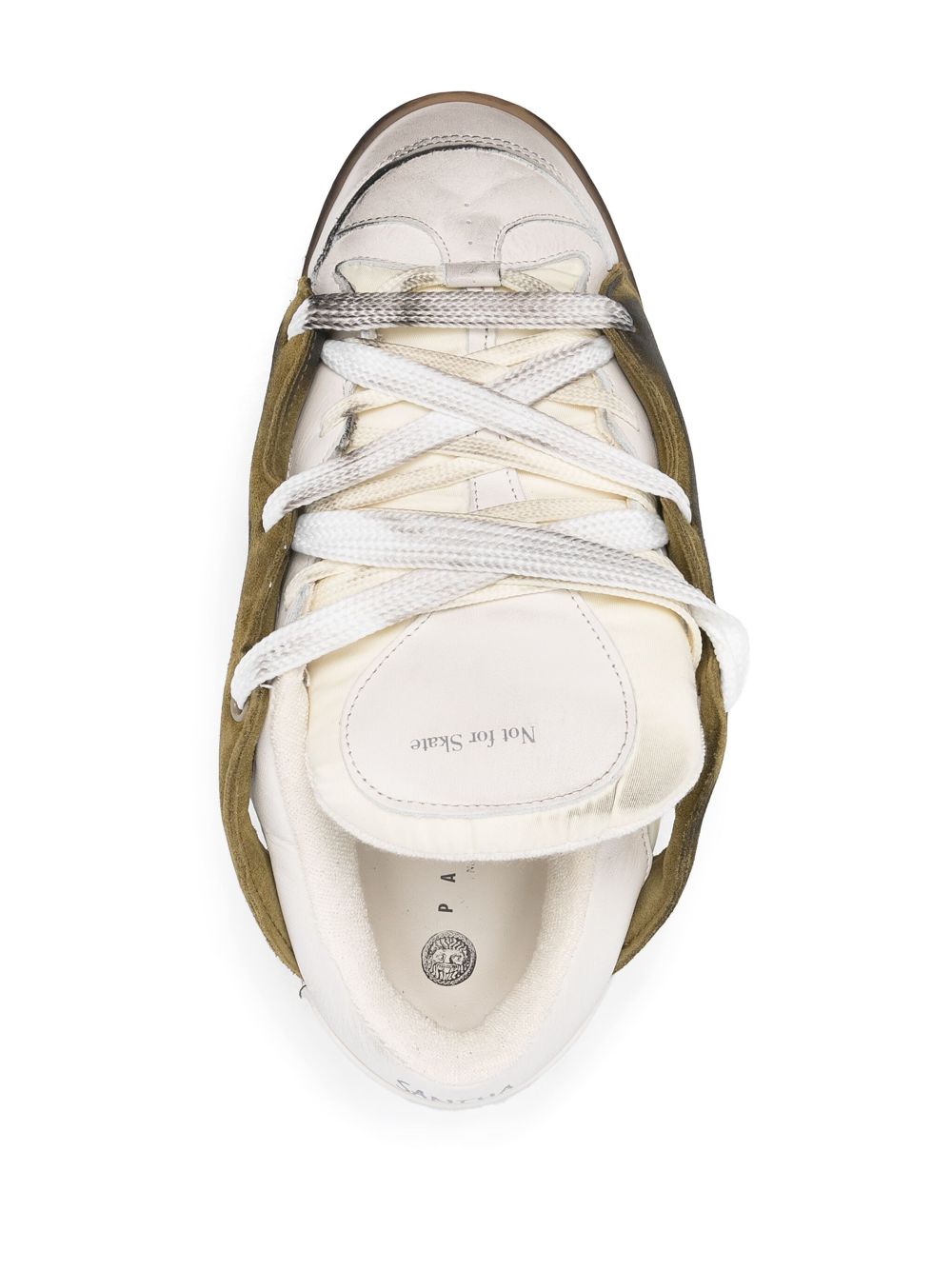 SANTHA cut-out sneakers White