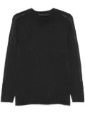 Transit virgin wool round-neck sweater - Grey